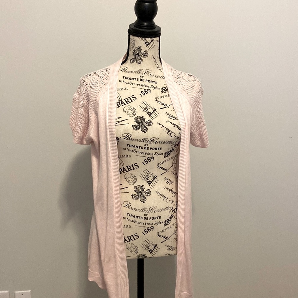 Chelsea & Theodore, size s,pink, cardigan